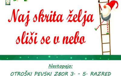 Naj skrita želja sliši se v nebo