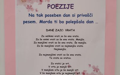 NA DAN POEZIJE PODARJALI PESMI