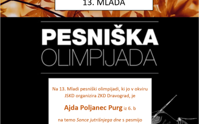 13. mlada pesniška olimpijada